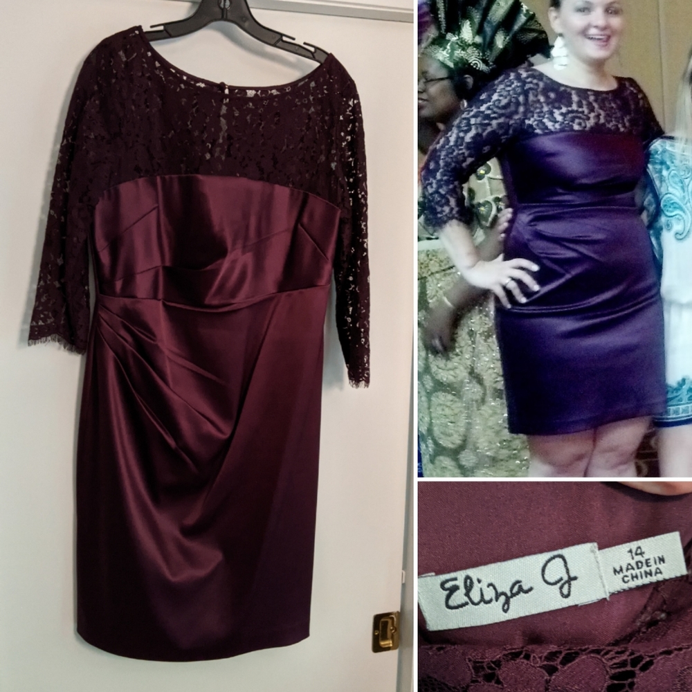 Beautiful merlot formal dress